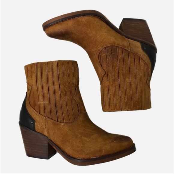 Musse & Cloud Jenci Sueded Gore Bootie - Picture 1 of 15